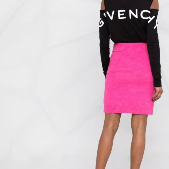 NWT Helmet Lang Textured Pencil Skirt - Picture 6 of 10